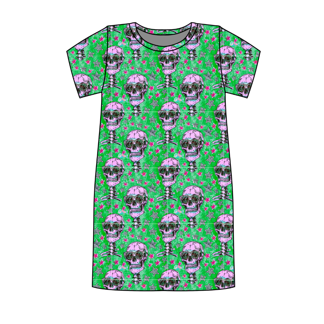 Bad 2 The Bone Poppy Oversized Sleep Shirt Bamboo - Pre Order