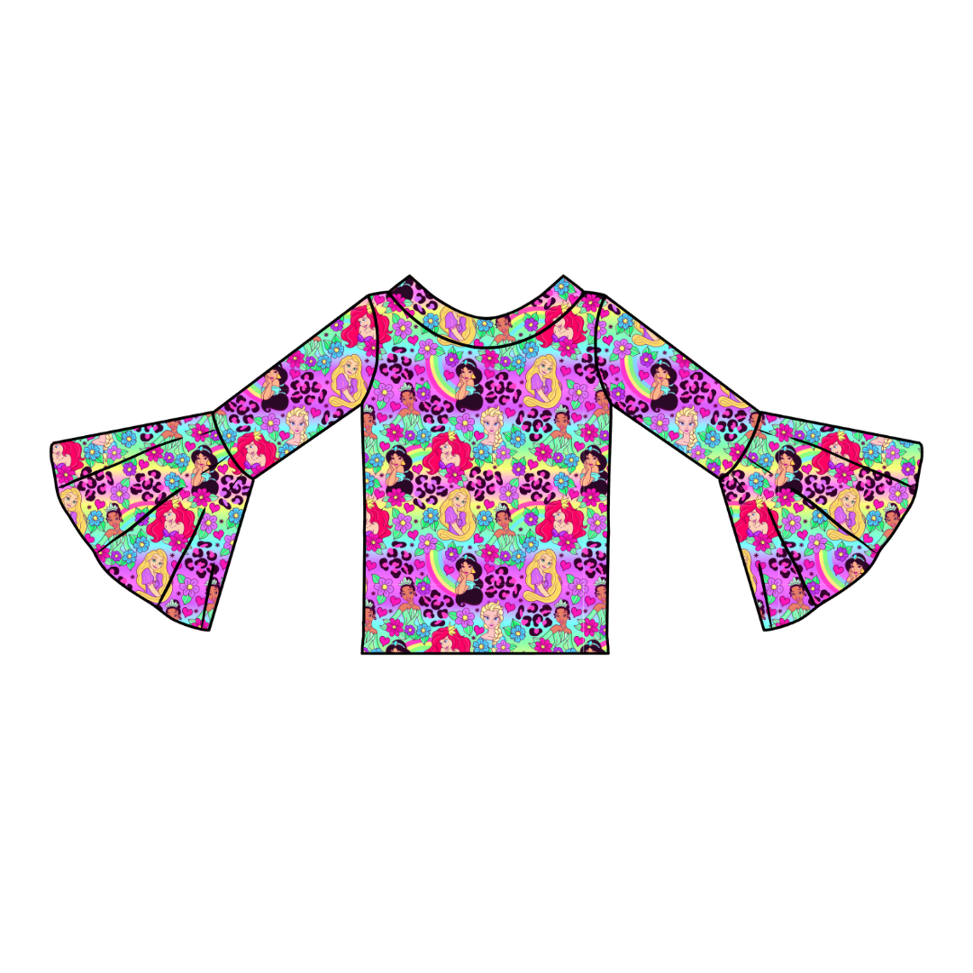 Dream Girl Era Rosa Flare Top Bamboo - PRE ORDER