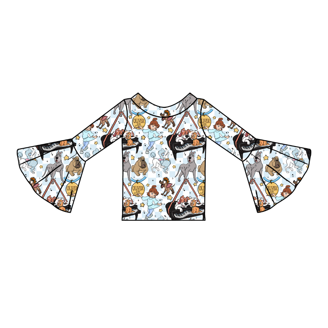 Big City Besties Rosa Flare Top Bamboo - PRE ORDER