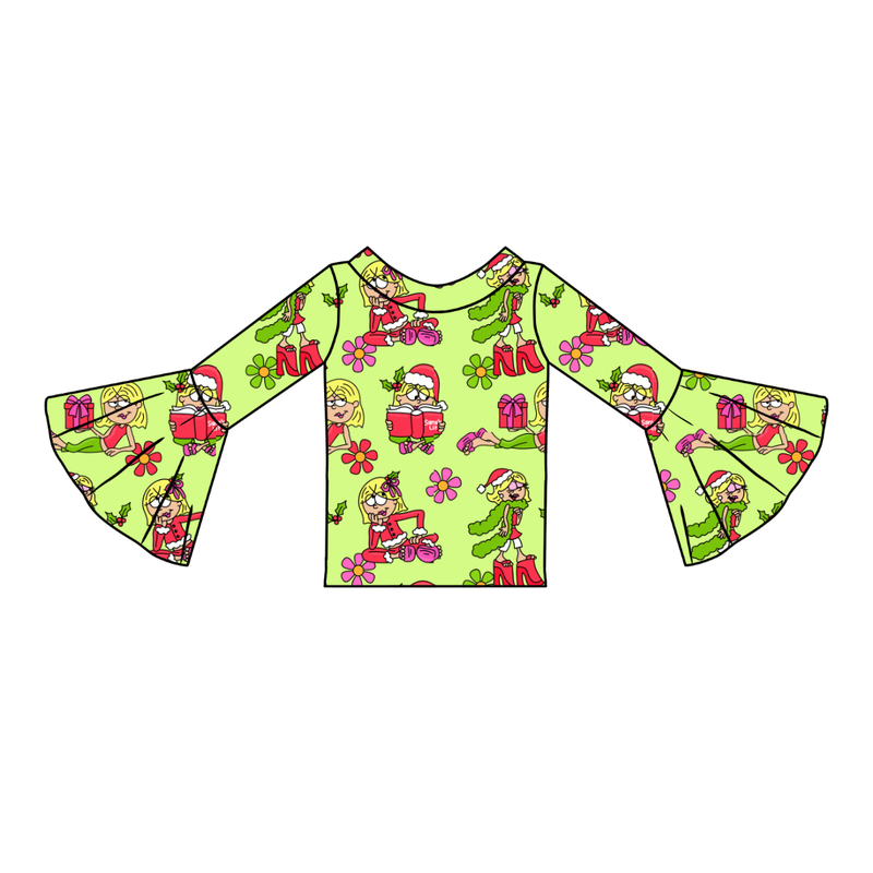 Merry Girl Era Rosa Bell Sleeve Top - Knit - Pre Order - Christmas Special