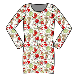 Mistle Toe & Mischief Abby Ribbed Dress - Knit - Pre Order - Christmas Special