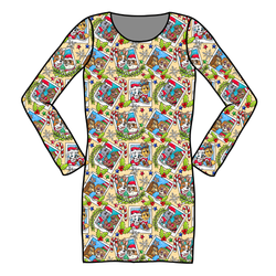 Paws & Claus Abby Ribbed Dress - Knit - Pre Order - Christmas Special