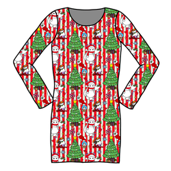 Falala Care Abby Ribbed Dress - Knit - Pre Order - Christmas Special