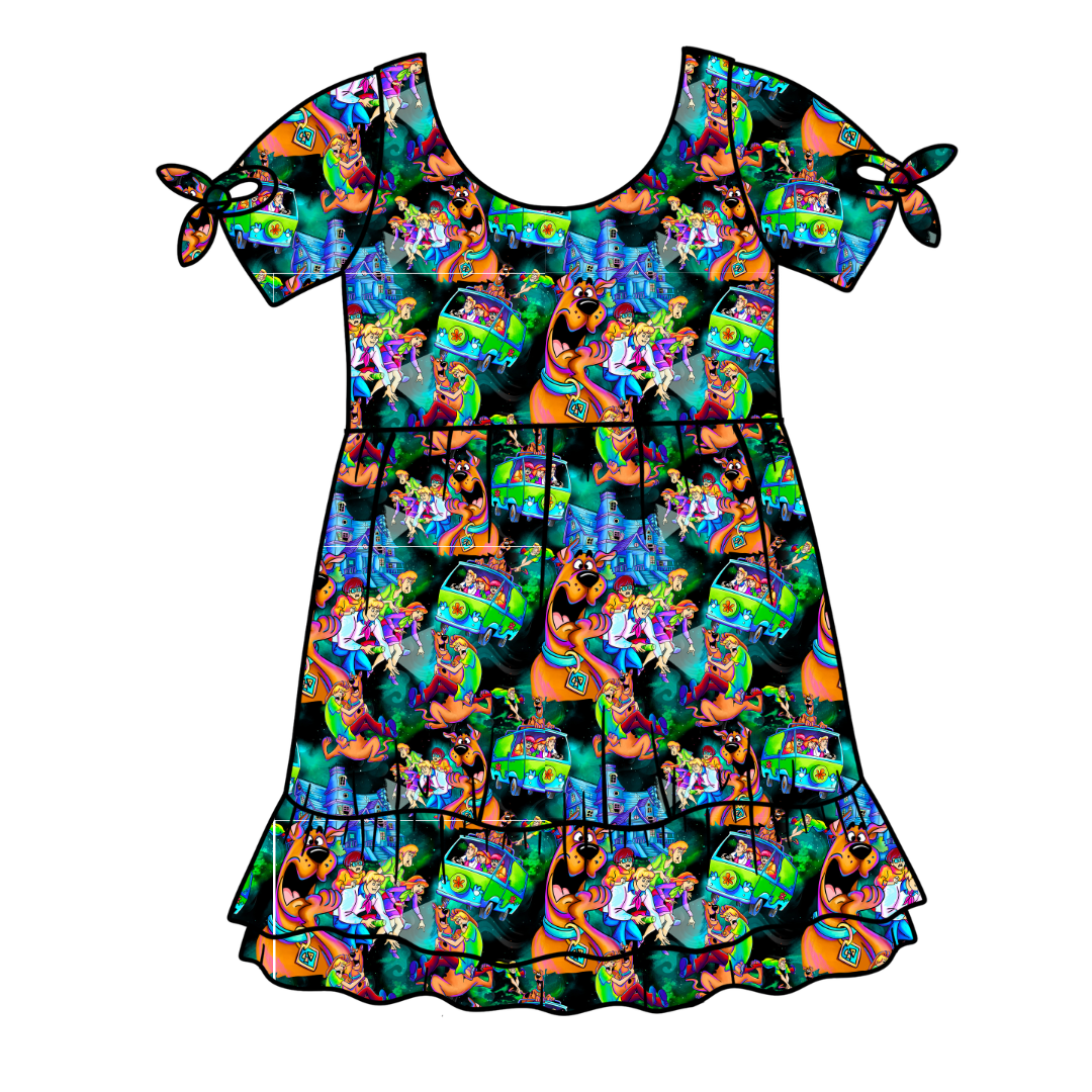 Mystery - Serenity Short Sleeve Lounge Dress - PRE ORDER