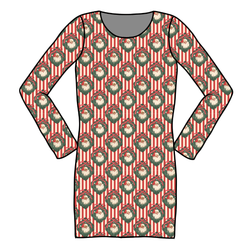 Candy Cane Lane Abby Ribbed Dress - Knit - Pre Order - Christmas Special