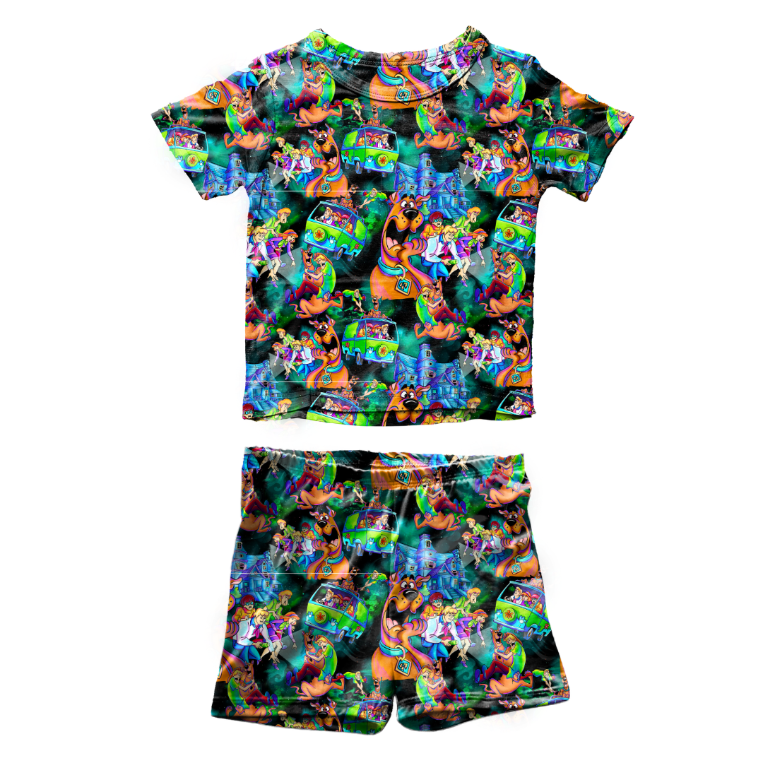 Mystery Fawn Short Sleeve Short Set Bamboo - PRE ORDER