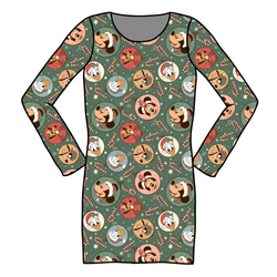 Main St Magic Abby Ribbed Dress - Knit - Pre Order - Christmas Special