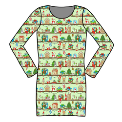 Holiday Hide & Seek Abby Ribbed Dress - Knit - Pre Order - Christmas Special