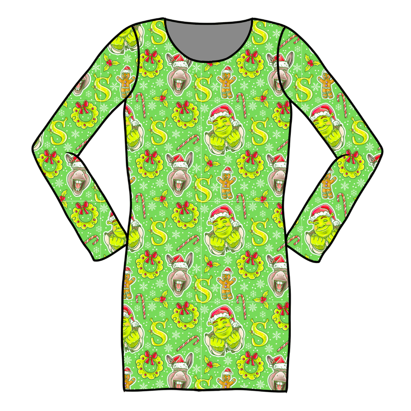 Swamp Bells Abby Ribbed Dress - Knit - Pre Order - Christmas Special