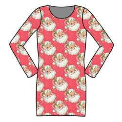 Jingle All the Way Abby Ribbed Dress - Knit - Pre Order - Christmas Special