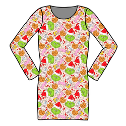 Heart of Whoo Ville Abby Ribbed Dress - Knit - Pre Order - Christmas Special