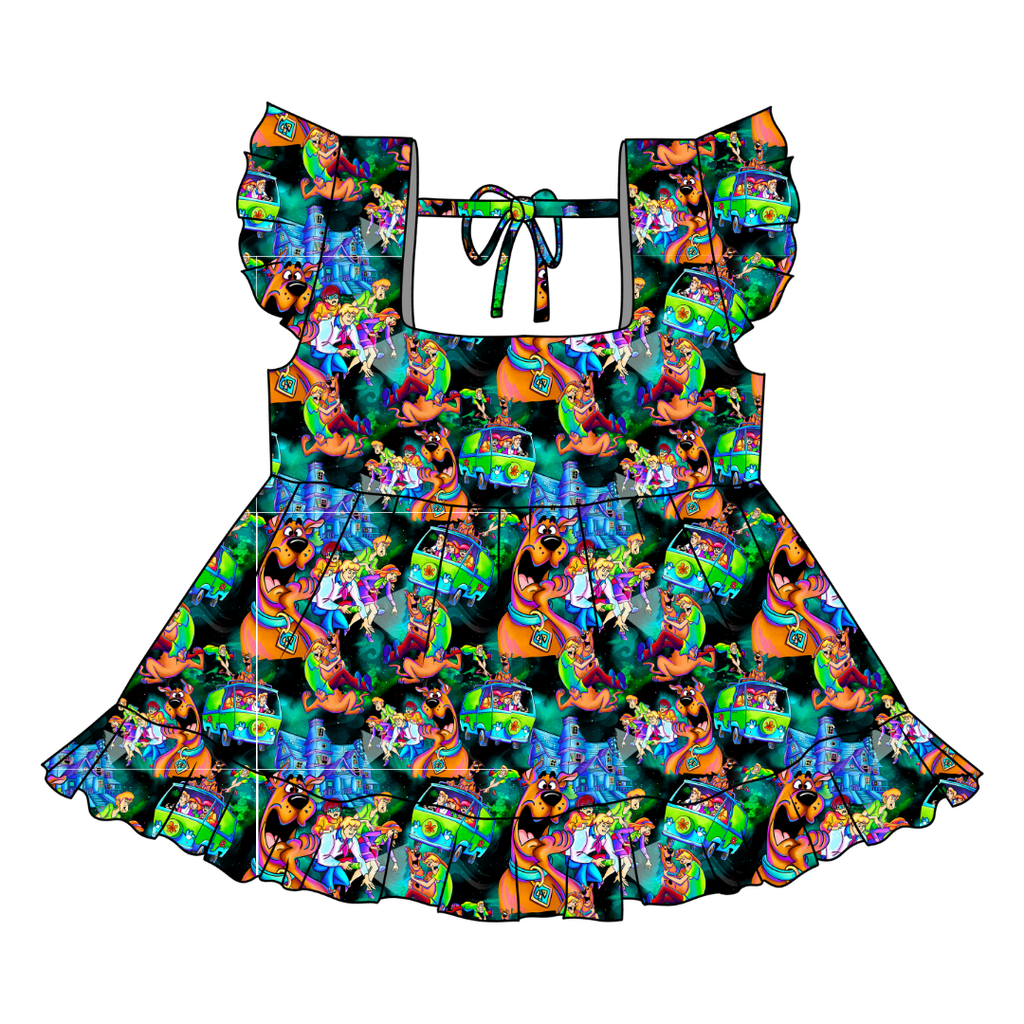 Mystery - Sadie Tie Back Ruffle Top - PRE ORDER