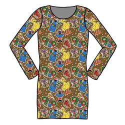 Merry Street Friends Abby Ribbed Dress - Knit - Pre Order - Christmas Special