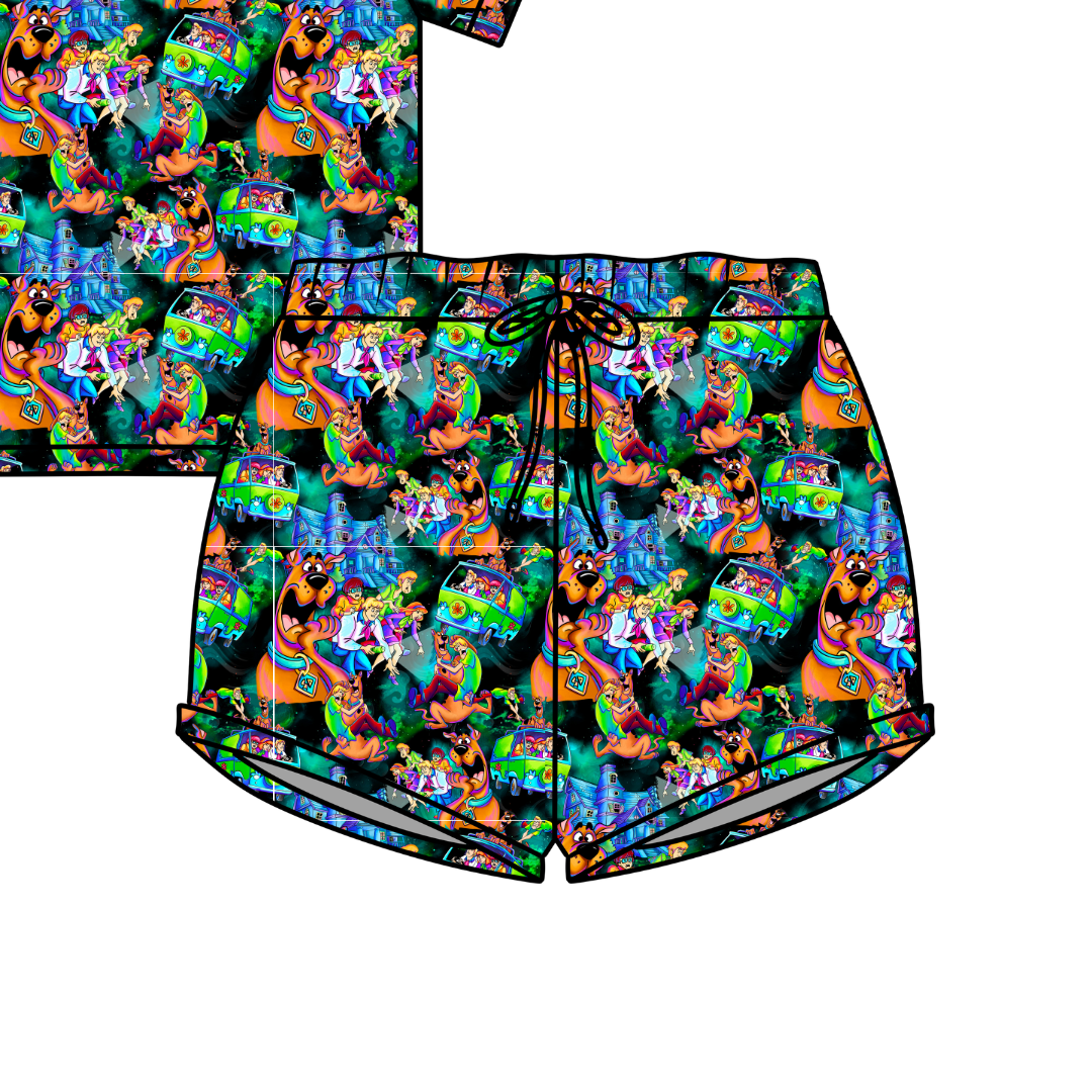 Mystery Jazzy Adult Pajama Bamboo Shorts - Pre Order