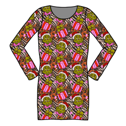 Pretty Mean Christmas Abby Ribbed Dress - Knit - Pre Order - Christmas Special