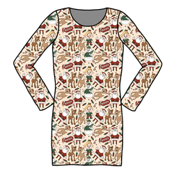 Red Nose Abby Ribbed Dress - Knit - Pre Order - Christmas Special