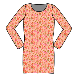 Bubblegum Bells Abby Ribbed Dress - Knit - Pre Order - Christmas Special