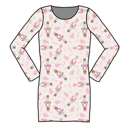 Sugarplum Abby Ribbed Dress - Knit - Pre Order - Christmas Special