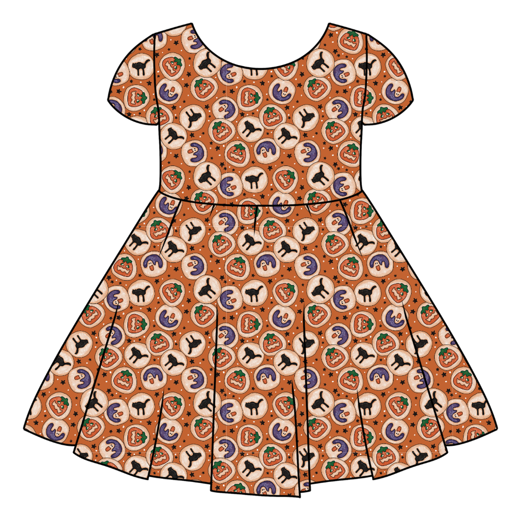 COOKIE PARTY - Honey Girl's Twirl Dress Bamboo - PRE ORDER