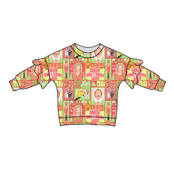 Someone Needs a Hug Lillie Ruffle Oversized Top - Bamboo - Pre Order - Christmas Special