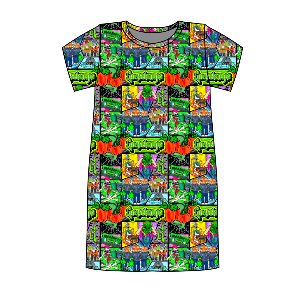 Bedtime Spooks Poppy Oversized Sleep Shirt Bamboo - Pre Order
