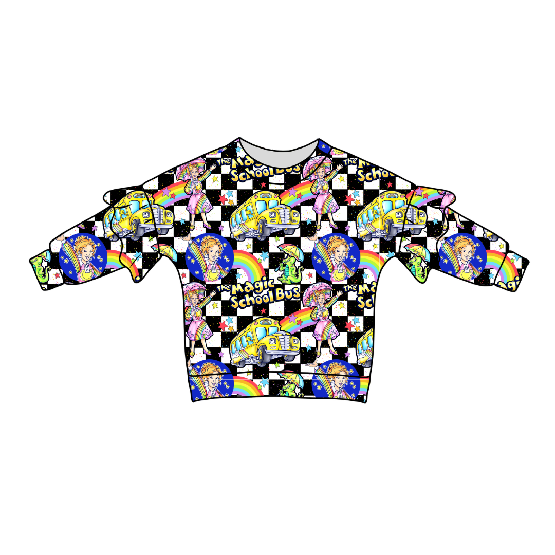 Magic School  Days Lillie Ruffle Sweater Bamboo - PRE ORDER