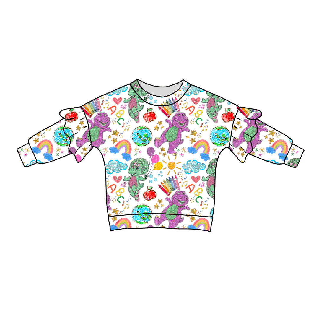 Learning is Magic Lillie Ruffle Sweater Bamboo - PRE ORDER