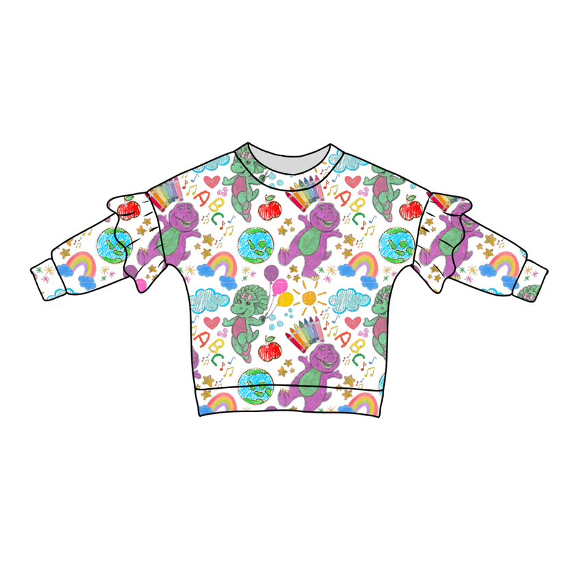 Learning is Magic Lillie Ruffle Sweater Bamboo - PRE ORDER