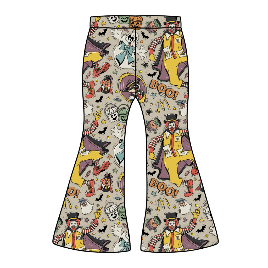 Midnight Snack Mod Adult Flare Bamboo Pants - Pre Order