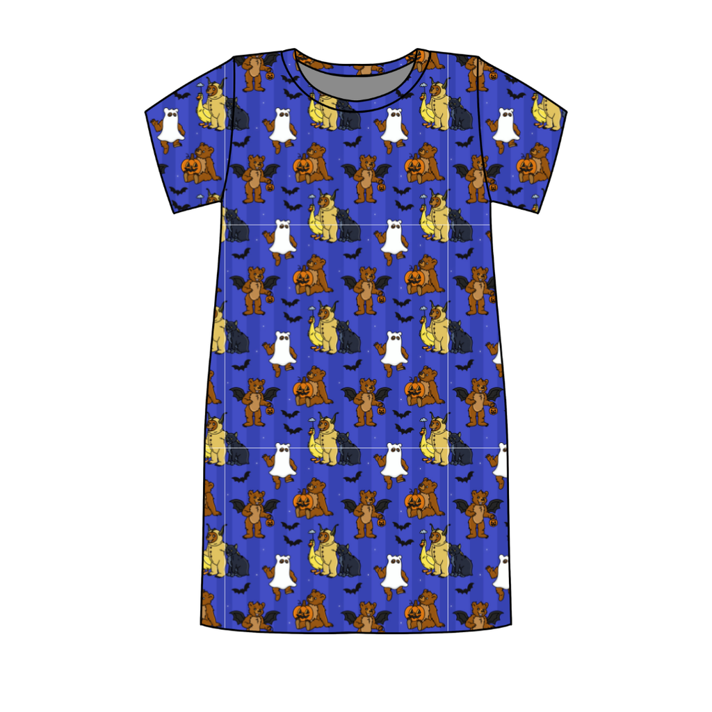 Goblin Night Poppy Oversized Sleep Shirt Bamboo - Pre Order