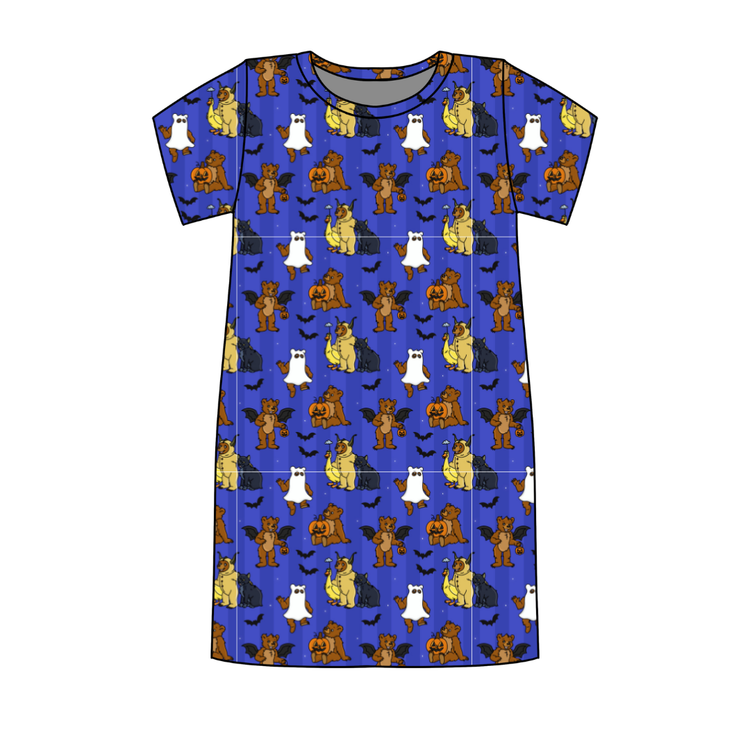 Goblin Night Poppy Oversized Sleep Shirt Bamboo - Pre Order