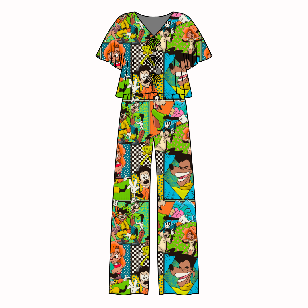 Stand Out Lollipop Women's Front Tie Set Bamboo - Pre Order
