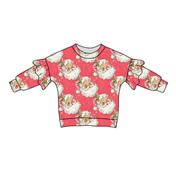 Jingle All the Way Lillie Ruffle Oversized Top - Bamboo - Pre Order - Christmas Special