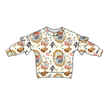 Ahoy, Matey! Lillie Ruffle Sweater Bamboo - PRE ORDER