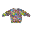 90's Playdate Lillie Ruffle Sweater Bamboo - PRE ORDER