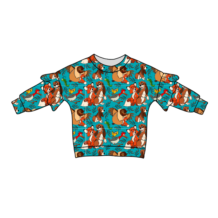 Friends Forever Lillie Ruffle Sweater Bamboo - PRE ORDER
