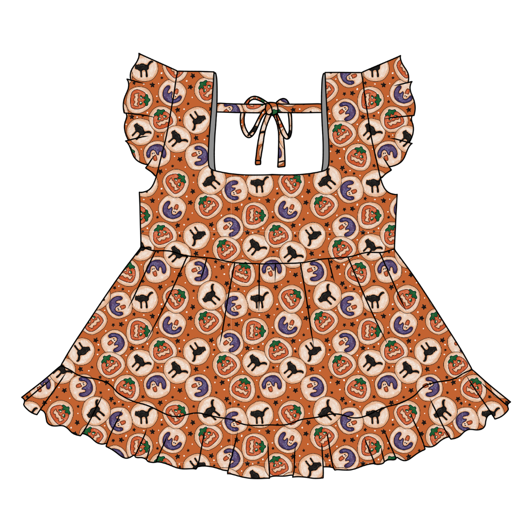 Cookie Party - Sadie Tie Back Ruffle Top - PRE ORDER