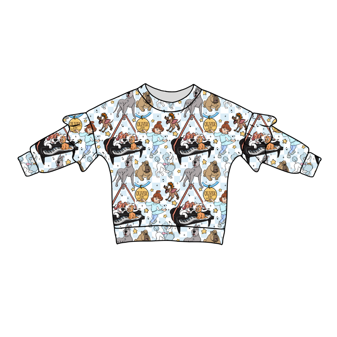 Big City Besties Lillie Ruffle Sweater Bamboo - PRE ORDER