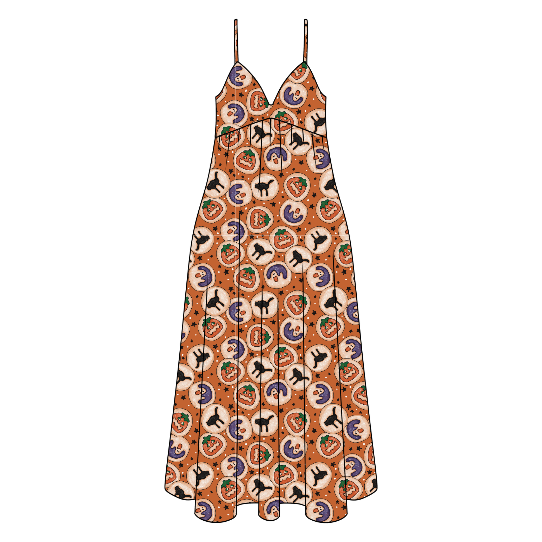 Cookie Party Harper Women's Low Back Dress Bamboo - Pre Order