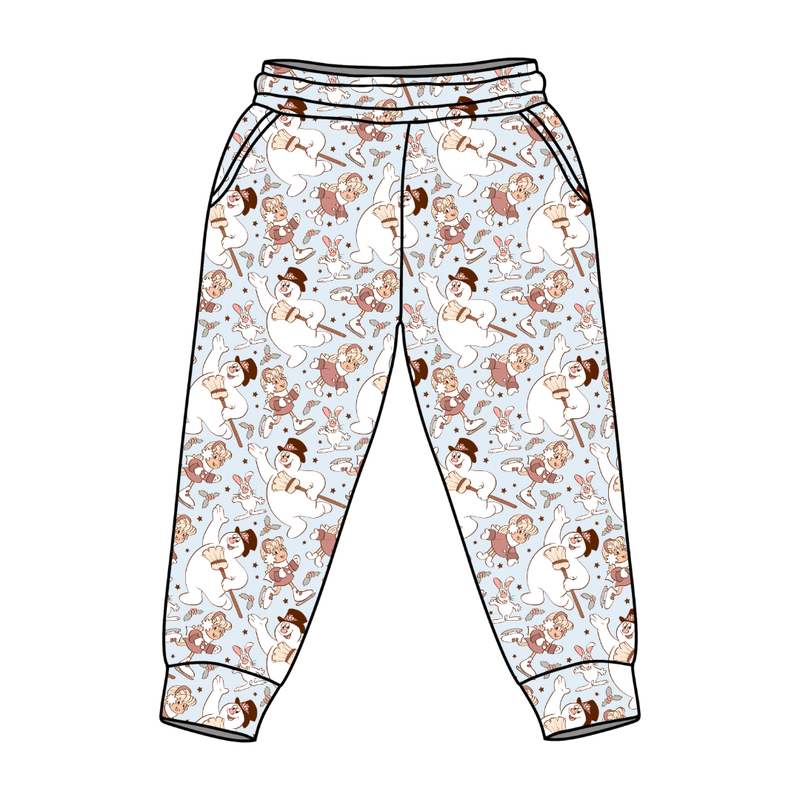 Jolly Snowman - Blue Tyler Joggers - Knit - Pre Order - Christmas Special