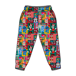 Jolly Patchwork Tyler Joggers - Knit - Pre Order - Christmas Special