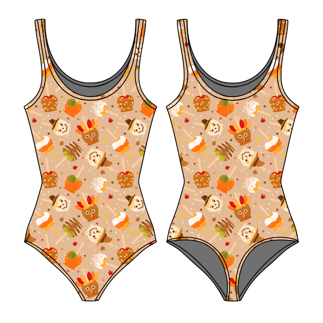 Harvest Candy Sapphire Women's Bamboo Leotard - Pre Order