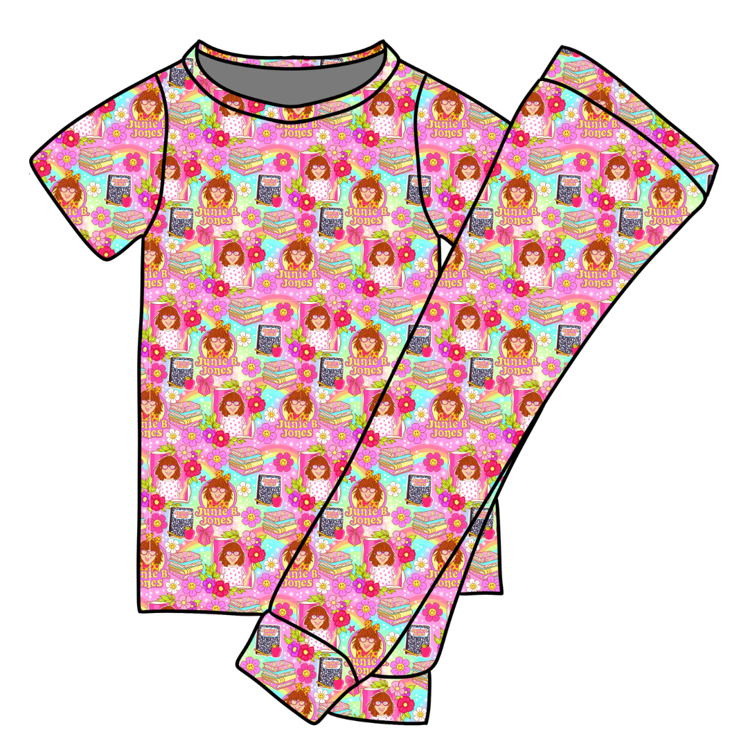 B is for Cozy Bamboo Short Sleeve Pants Set - PRE ORDER