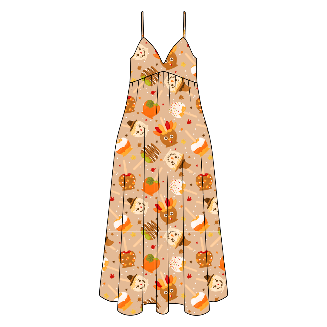 Harvest Candy Harper Women's Low Back Dress Bamboo - Pre Order