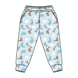 Snowy Sidekicks Tyler Joggers - Knit - Pre Order - Christmas Special