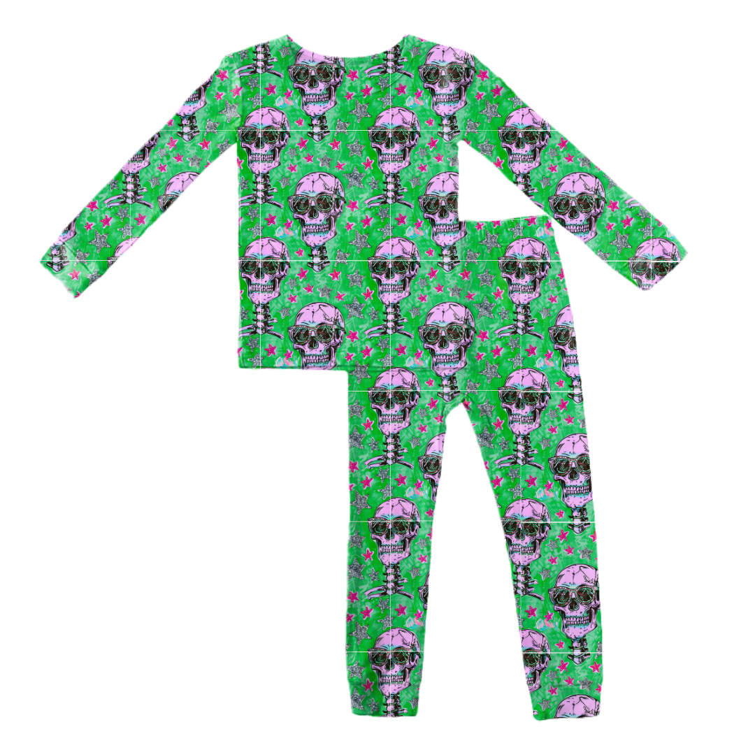 Bad 2 The Bone Slumber Bamboo Long Sleeve Pants Set - PRE ORDER
