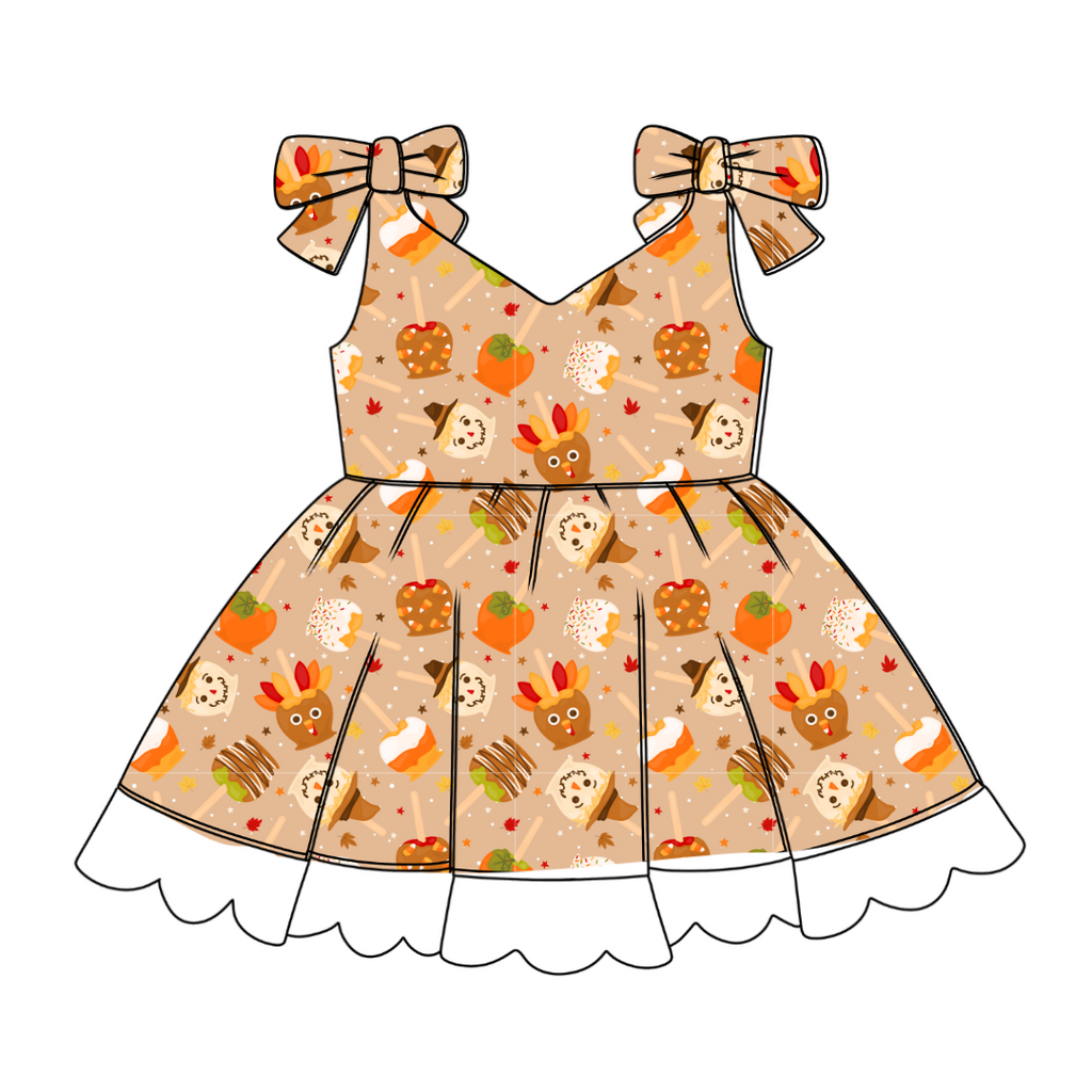 Harvest Candy - Zoe Twirl Party Dress - PRE ORDER