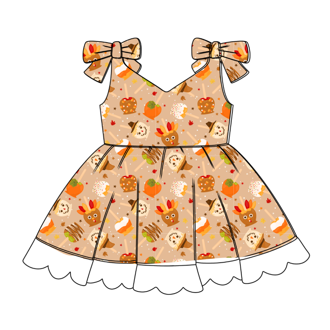 Harvest Candy - Zoe Twirl Party Dress - PRE ORDER