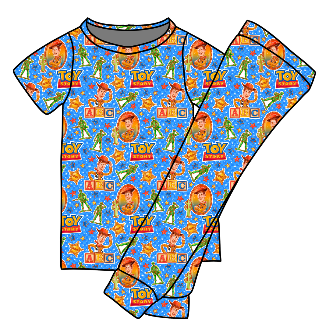 Andy's Toys Cozy Bamboo Short Sleeve Pants Set - PRE ORDER