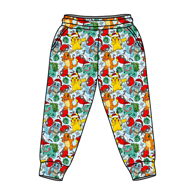 Gotta Catch Christmas Tyler Joggers - Knit - Pre Order - Christmas Special